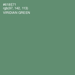 #618E71 - Viridian Green Color Image