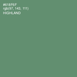 #618F6F - Highland Color Image