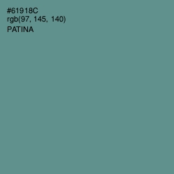 #61918C - Patina Color Image