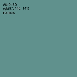 #61918D - Patina Color Image