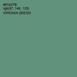 #61927B - Viridian Green Color Image