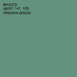 #61937D - Viridian Green Color Image