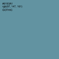 #6193A1 - Gothic Color Image