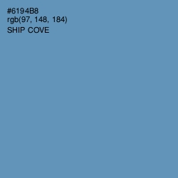 #6194B8 - Ship Cove Color Image