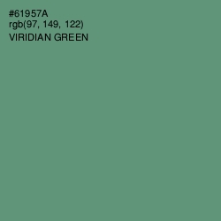 #61957A - Viridian Green Color Image