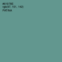 #61978E - Patina Color Image
