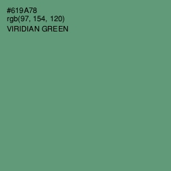 #619A78 - Viridian Green Color Image