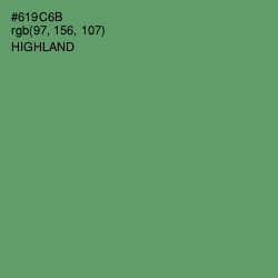 #619C6B - Highland Color Image