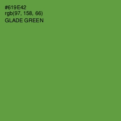 #619E42 - Glade Green Color Image