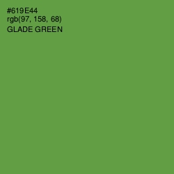 #619E44 - Glade Green Color Image