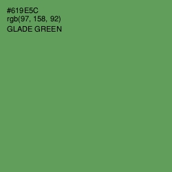 #619E5C - Glade Green Color Image