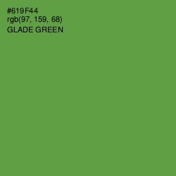#619F44 - Glade Green Color Image