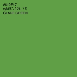#619F47 - Glade Green Color Image