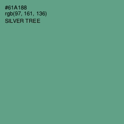 #61A188 - Silver Tree Color Image