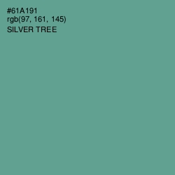 #61A191 - Silver Tree Color Image