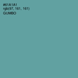 #61A1A1 - Gumbo Color Image