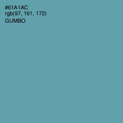 #61A1AC - Gumbo Color Image
