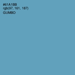 #61A1BB - Gumbo Color Image