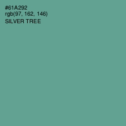 #61A292 - Silver Tree Color Image