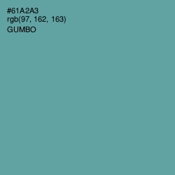 #61A2A3 - Gumbo Color Image