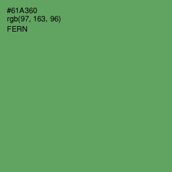 #61A360 - Fern Color Image