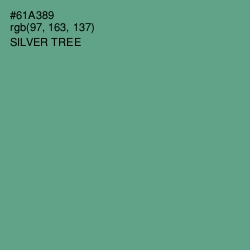 #61A389 - Silver Tree Color Image