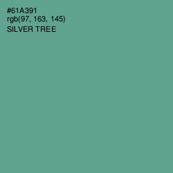 #61A391 - Silver Tree Color Image