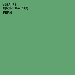 #61A471 - Fern Color Image
