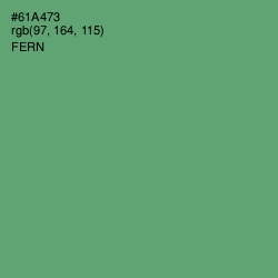 #61A473 - Fern Color Image