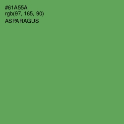 #61A55A - Asparagus Color Image