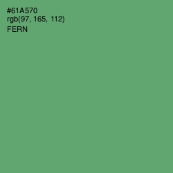 #61A570 - Fern Color Image