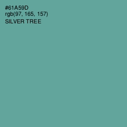 #61A59D - Silver Tree Color Image
