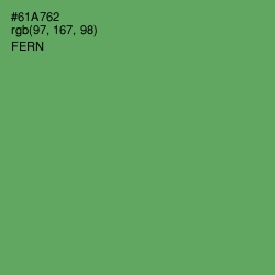 #61A762 - Fern Color Image