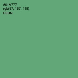 #61A777 - Fern Color Image