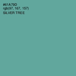 #61A79D - Silver Tree Color Image