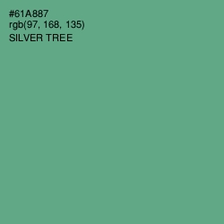 #61A887 - Silver Tree Color Image