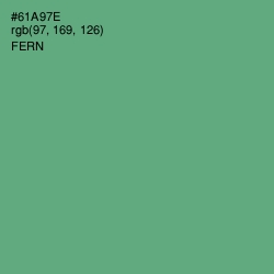 #61A97E - Fern Color Image