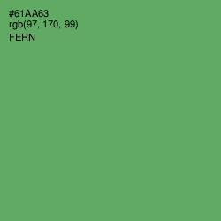 #61AA63 - Fern Color Image