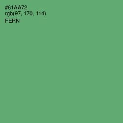 #61AA72 - Fern Color Image