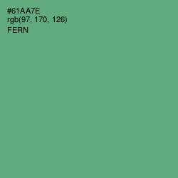 #61AA7E - Fern Color Image