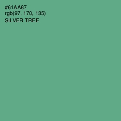 #61AA87 - Silver Tree Color Image