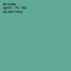 #61AA98 - Silver Tree Color Image