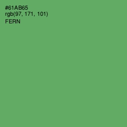 #61AB65 - Fern Color Image