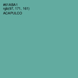 #61ABA1 - Acapulco Color Image