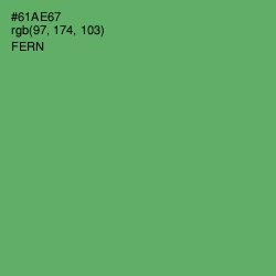 #61AE67 - Fern Color Image