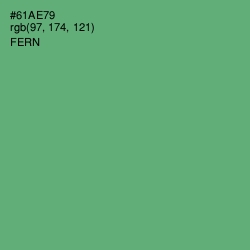 #61AE79 - Fern Color Image