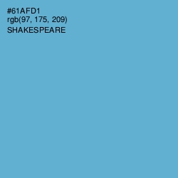 #61AFD1 - Shakespeare Color Image