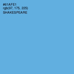 #61AFE1 - Shakespeare Color Image