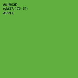 #61B03D - Apple Color Image