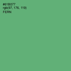 #61B077 - Fern Color Image